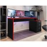 Mesa Gamer Drx-5000 c/ 3 Gavetas Preto e Vermelho Tx - 7