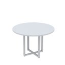 Ver imagem 1 de Mesa de Reunião Redonda 100cm MRR1100P25TUB Cinza