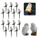 Ver imagem 3 de Coruja Luminaria Solar Kit 14 Uni Casa Jardim Quintal Enfeite Luz LED Espeto Decoraçao Nortuna Enfei