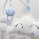 Ver imagem 3 de Mobile para Berço Musical Giratório Chuva de Amor Balão Azul