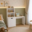 Ver imagem 4 de Armário com Mesa de Estudos Infantil 100% MDF