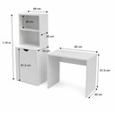 Ver imagem 3 de Armário com Mesa de Estudos Infantil 100% MDF