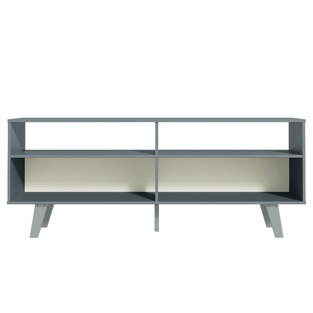 Rack para TV até 55 Polegadas Madesa Oslo com 2 Portas Cinza Cor:Cinza - 8