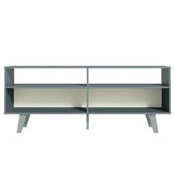 Rack para TV até 55 Polegadas Madesa Oslo com 2 Portas Cinza Cor:Cinza - 8