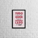 Ver imagem 1 de Quadro Do Outro Lado Do Medo 24x18cm - com vidro:Madeira preta