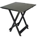 Ver imagem 1 de Mesa Dobrável 70x70 Retrátil de Madeira Preto