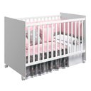 Ver imagem 6 de Quarto de Bebê Eloá com Berço Americano Tico Branco Acetinado e Colchão Ortobom – Phoenix Baby