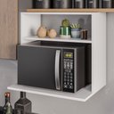 Ver imagem 2 de Suporte Aéreo Multiuso para Forno Micro-ondas Luara 60cm Branco - Abmaza