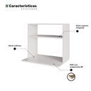 Ver imagem 3 de Suporte Aéreo Multiuso para Forno Micro-ondas Luara 60cm Branco - Abmaza