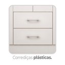 Ver mais imagens de Guarda-Roupas Essence 6 Portas 2 Gavetas - Branco Yescasa