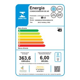 Ar Condicionado Split LG 9000 BTUs Dual Inverter Voice Frio 220V S4-Q09AA31B - 8