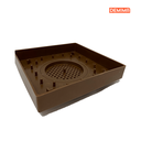 Ver imagem 1 de Ralo Invisível Inteligente com Encaixe Universal 15cm X 15cm Marrom Demima