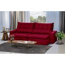 Ver imagem 1 de Sofá 5 Lugares 2.50 Mt Retrátil E Reclinável Vermelho