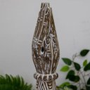 Ver imagem 2 de Incensário Artesanal Mão em Oração Madeira Entalhada Bali