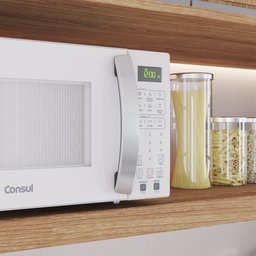 Micro-ondas Consul 32L Branco com Menu Fácil - CMS46Ab 110V - 9