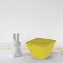 Ver imagem 2 de Banqueta Baixa Polipropileno sem Encosto Neo Amarelo