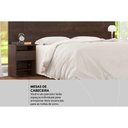 Ver imagem 3 de Cabeceira Cama Box Madeirado Casal Triunfo C/ 2 Mesas e 2 Gavetas Cafe Touch - Demóbile