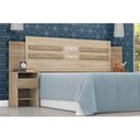 Ver imagem 7 de Cabeceira Cama Box Madeirado Casal Triunfo C/ 2 Mesas e 2 Gavetas Cafe Touch - Demóbile