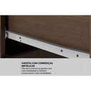 Ver imagem 4 de Cabeceira Cama Box Madeirado Casal Triunfo C/ 2 Mesas e 2 Gavetas Cafe Touch - Demóbile
