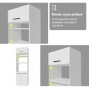 Ver mais imagens de Armário de Cozinha Completa 270 cm Branco Agata Madesa 12