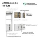Ver imagem 4 de Armário de Cozinha Completa 270 cm Branco Agata Madesa 12