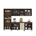 Ver imagem 3 de Cozinha Modulada Completa Fidelitá Lisboa 5 Peças 260cm 13 Portas 3 Gavetas com Tampo