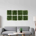 Ver imagem 1 de 11 Quadros Jardim Vertical Buxinho 25x25 Grama Artificial P/ Sacada, Home Office ou Estúdio