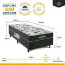 Ver imagem 3 de Cama Box Conjugada de Espuma Ortobom Union Ortopedic Solteiro 88cm