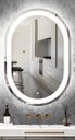 Ver imagem 5 de Espelho Jateado Oval Iluminado com Led Frio Touch 100x60cm
