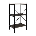 Ver imagem 6 de Estante com 3 Prateleiras 84x45x33cm Tub Tueh843 Nogal Est.preta