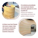 Ver imagem 6 de Revestimento Pedra Leve Semi-Flexível Decorativa Aço 120cm x 60cm 3mm de Espessura Formaco Decor Rosa/Corten