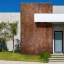 Ver imagem 5 de Revestimento Pedra Leve Semi-Flexível Decorativa Aço 120cm x 60cm 3mm de Espessura Formaco Decor Rosa/Corten