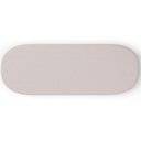 Ver imagem 2 de Kit 02 Puffs Decorativos Orgânicos para Living Quarto 140cm Doha W01 Linho Bege - Lyam Decor