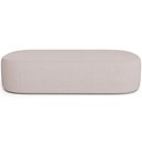 Ver imagem 5 de Kit 02 Puffs Decorativos Orgânicos para Living Quarto 140cm Doha W01 Linho Bege - Lyam Decor