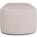 Ver imagem 4 de Kit 02 Puffs Decorativos Orgânicos para Living Quarto 140cm Doha W01 Linho Bege - Lyam Decor
