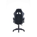 Ver imagem 4 de Cadeira Gamer Reclinável Giratória Preto Players Almofada Pc Youtuber Pés Rodizio Poliuretano