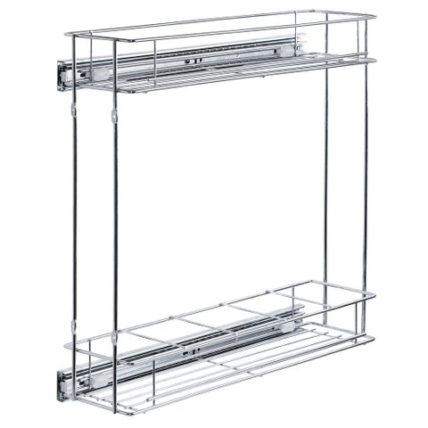 Porta Latas / Óleo Lateral 160x425x475mm Cromado 7208 Light