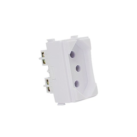 Kit 20 Tomada Elétrica Branca 20a Módulo Linha I9 - Ilumi