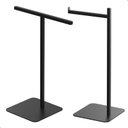 Ver imagem 2 de Porta Papel Higiênico de Chão Preto e Toalha Lavabo Nice