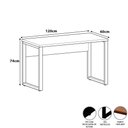 Ver imagem 3 de Mesa Escritório Escrivaninha Industrial 120cm x 60cm e Gaveteiro 03 Gavetas 100% MDF F5 Office Cor: