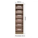 Ver imagem 4 de Armário Multiuso 2 Portas 5 Prateleiras Rp1200 Wood - Decibal