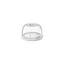 Ver imagem 1 de Porta Queijo Minas Break Branco Fechado - Martiplast Qm400bcf