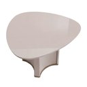 Ver imagem 6 de Mesa de Jantar 6 Lugares Orgânica Tampo com Vidro 136cm Lavie D05 Off White - Lyam Decor
