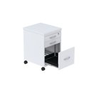 Ver imagem 3 de Gaveteiro Volante 3 Gavetas GVPS03P25TUB com Chave e Rodizio Branco