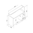 Ver imagem 4 de Mesa Gamer Evolution com 3 Nichos - Preto/Vermelho