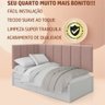 Conjunto de Cabeceira Aurora 1,40x1,95 Cama Box Casal:rose - 5