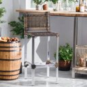 Ver imagem 2 de Banqueta Alta para Jardim em Alumínio Argila/Prata Madri