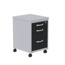 Ver imagem 2 de Gaveteiro Volante 3 Gavetas GVPS03P25TUB com Chave e Rodizio