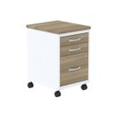 Ver imagem 2 de Gaveteiro Volante 3 Gavetas GVPS03P25TUB com Chave e Rodizio