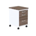 Ver imagem 2 de Gaveteiro Volante 3 Gavetas GVPS03P25TUB com Chave e Rodizio